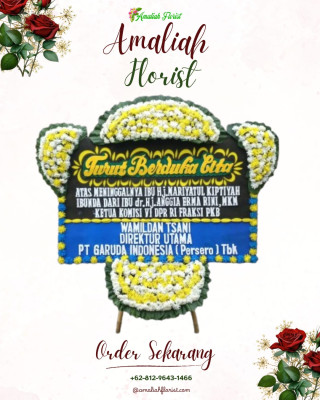 Papan Bunga Duka di Ngargoyoso