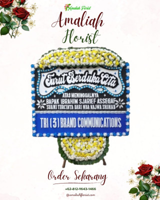 Papan Bunga Duka di Ngargoyoso